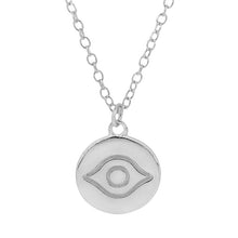 Load image into Gallery viewer, Collier Argent Evil Eye
