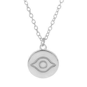 Collier Argent Evil Eye