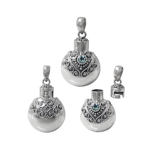 925 Silver Urn Pendant