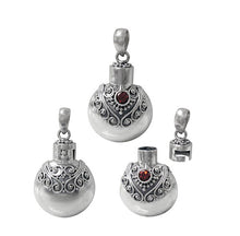 Load image into Gallery viewer, 925 Silver Urn Pendant
