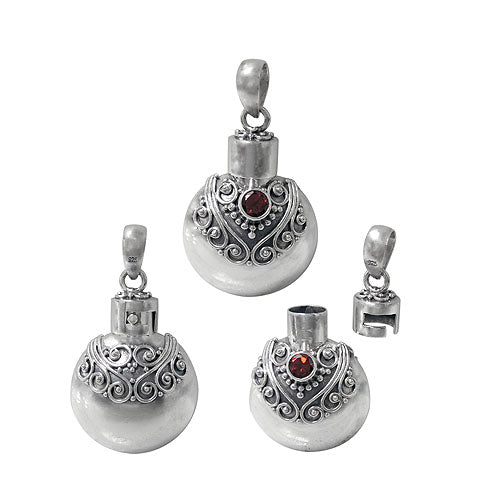 925 Silver Urn Pendant
