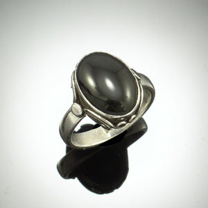 Onyx Silver Ring