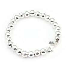 Load image into Gallery viewer, Silver bracelet beads 6mm
