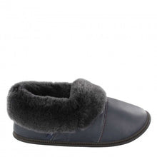 Load image into Gallery viewer, La Paresseuse - Silverfox fur and Leather Sheep Slippers
