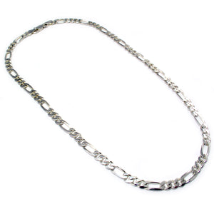 Italian Figaro Silver Chain