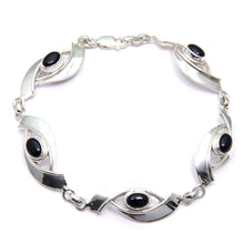 Charger l&#39;image dans la galerie, Bracelet Argent Onyx
