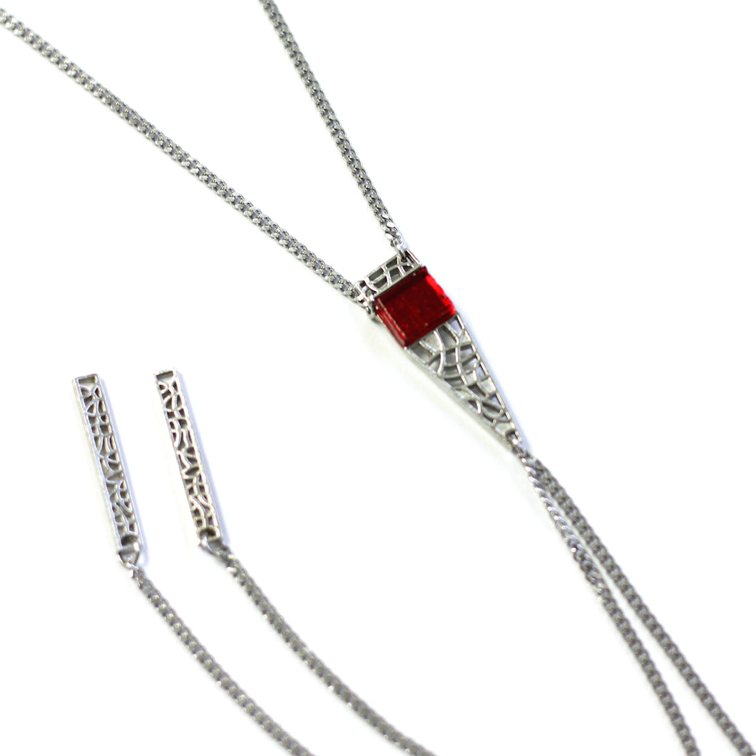 Créart Triango Glass Long Necklace