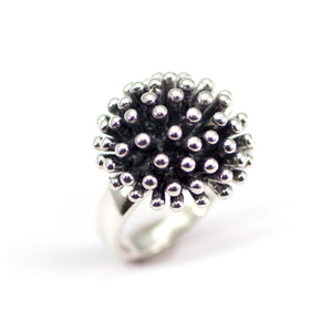 Silver Stamen Ring