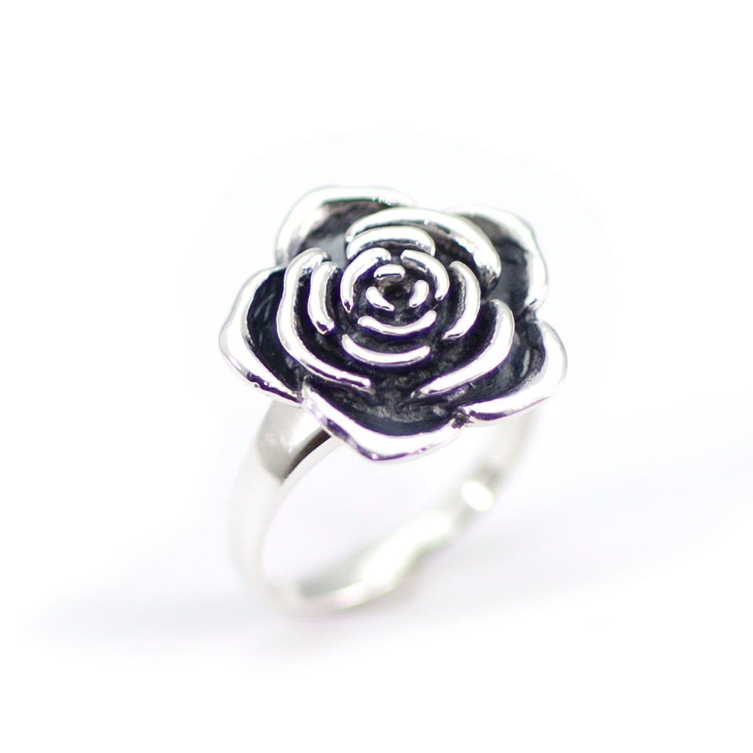 Silver Flower Ring