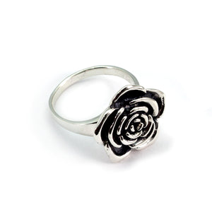 Silver Flower Ring