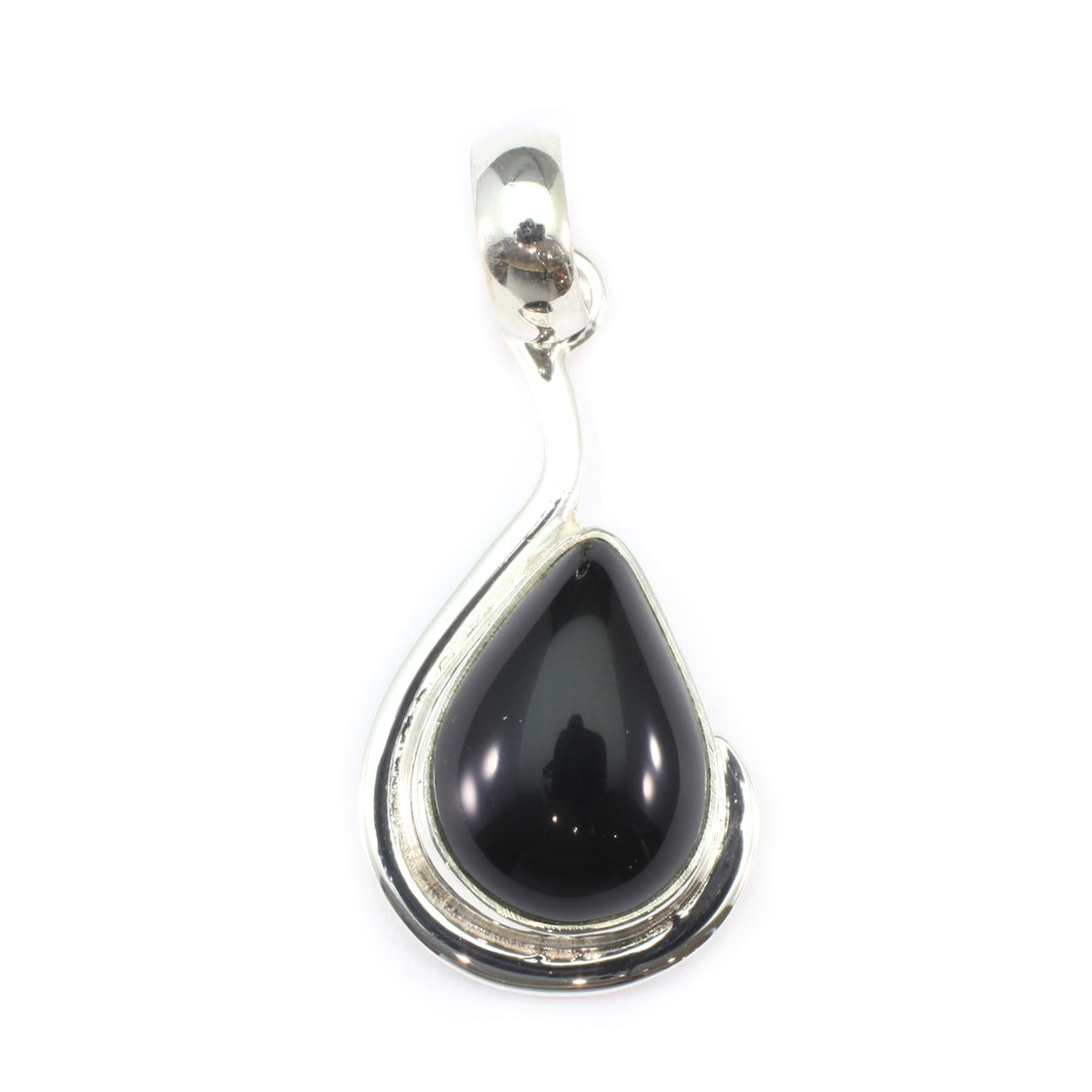 Onyx Silver Pendant