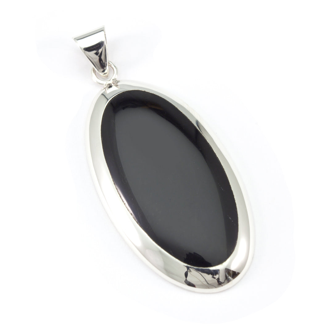 Silver Onyx pendant