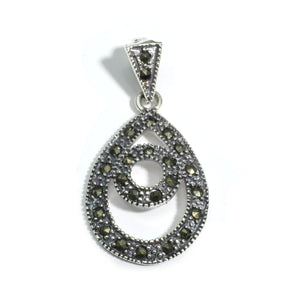 Silver and Marcasite pendant