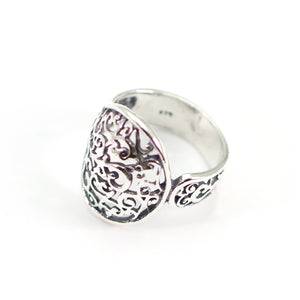 Silver Lace Ring