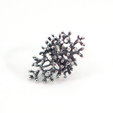 Load image into Gallery viewer, Silver stalactite ring
