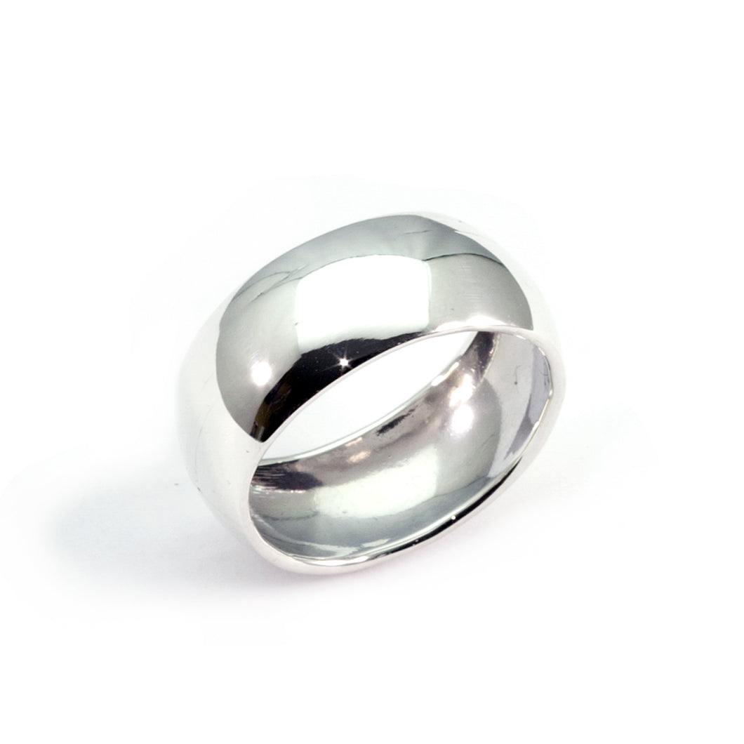 9mm Silver Ring