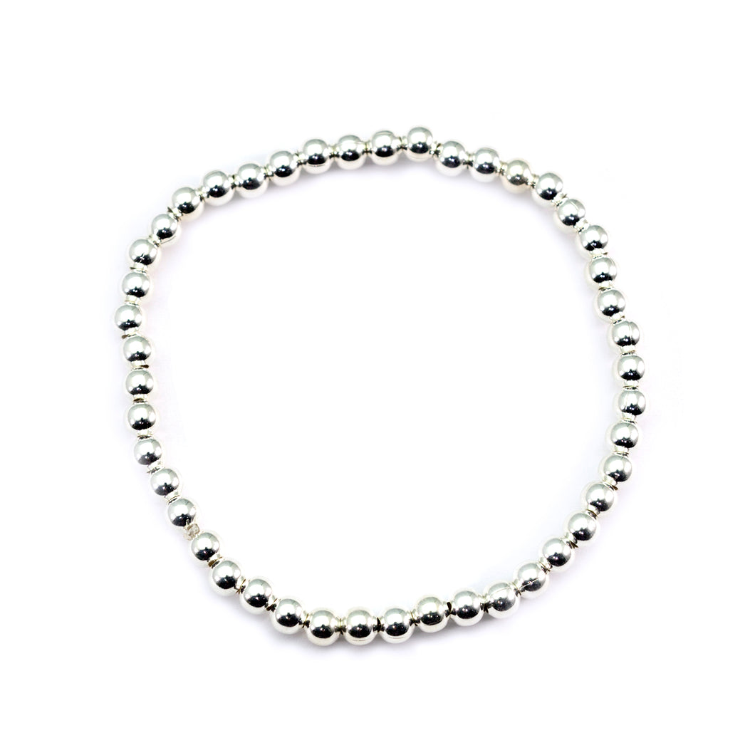 Bracelet Argent Billes